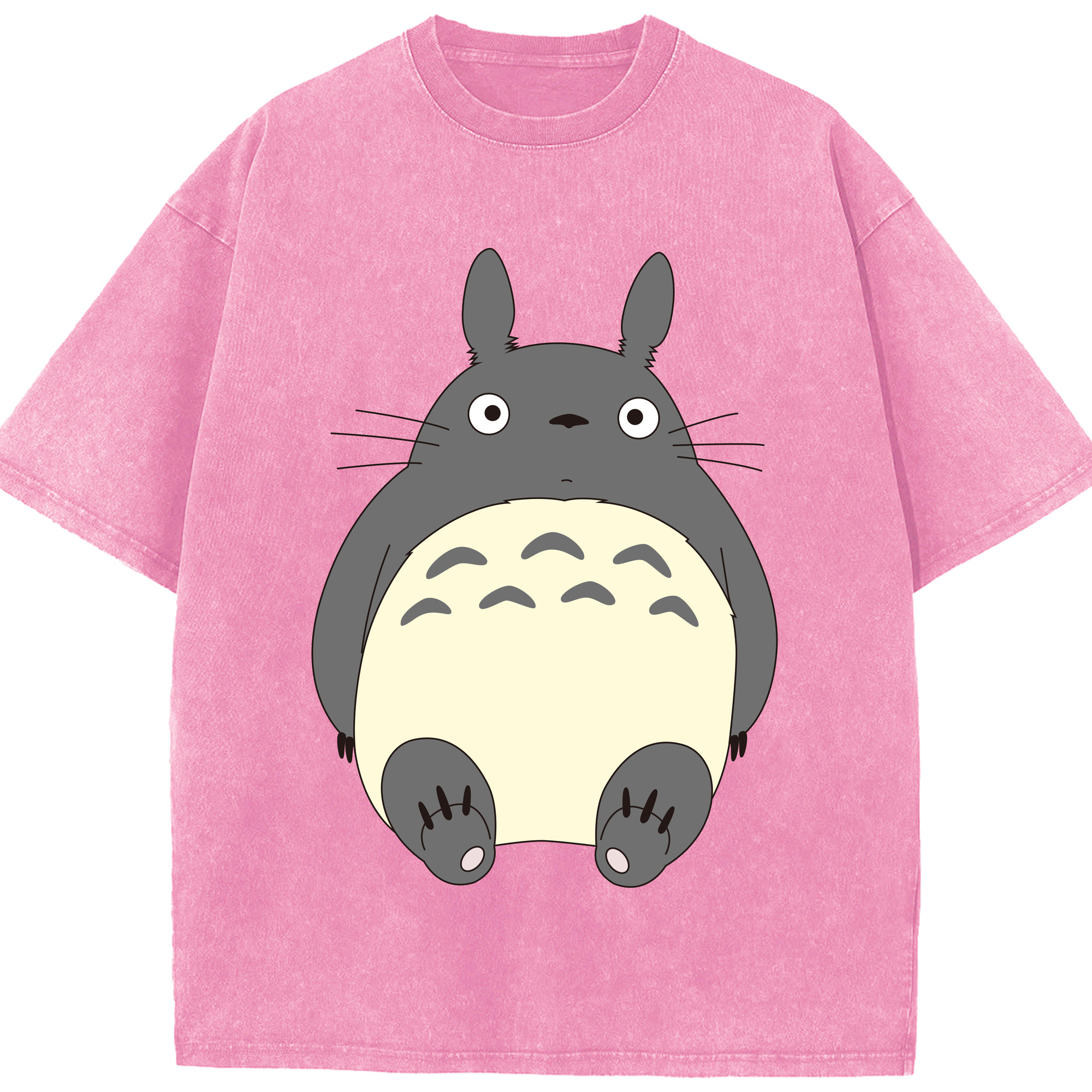 （画像用） となりのトトロ 草壁メイ 草壁サツキ My Neighbor Totoro Satsuki Kusakabe Mei Kusakabe 綿100% ヴィンテージ風 半袖Tシャツ（フロントプリント）